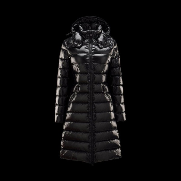 Moncler Moda Nero Snap tasca a manica lunga Cappotti uscita